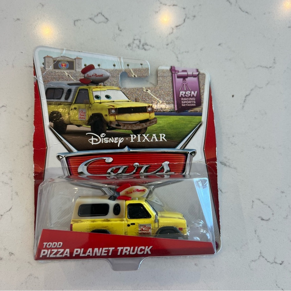Mattel Disney Pixar Cars Todd Pizza Planet Truck - Yellow